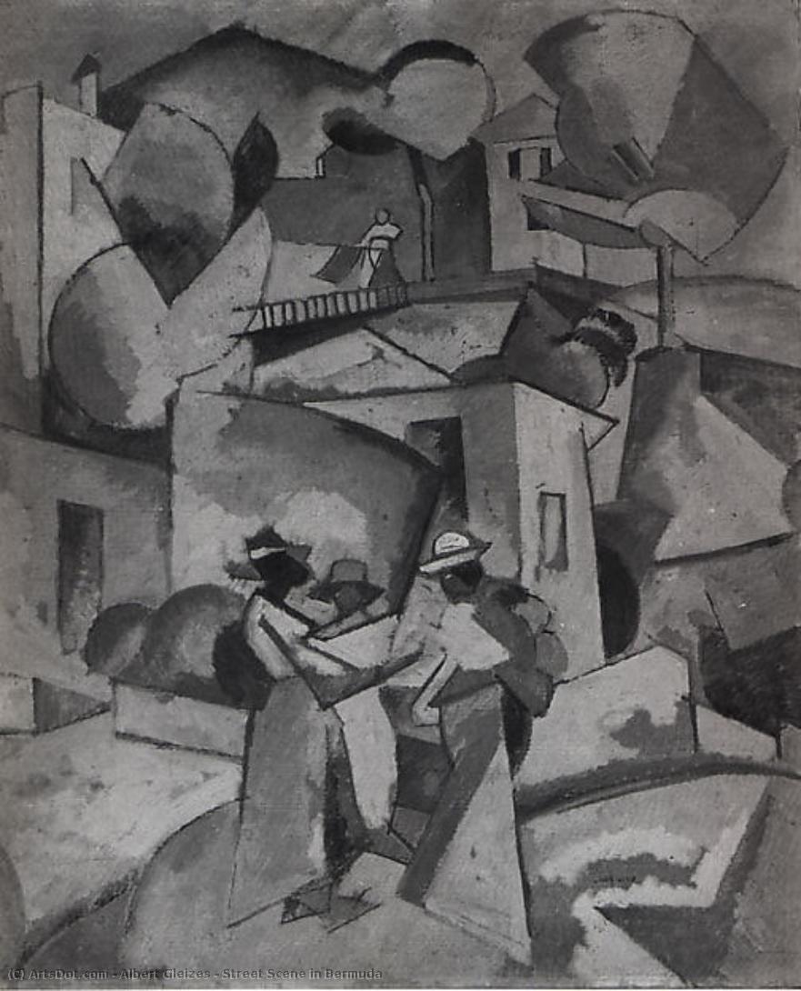 Street Scene In Bermuda — Albert Gleizes