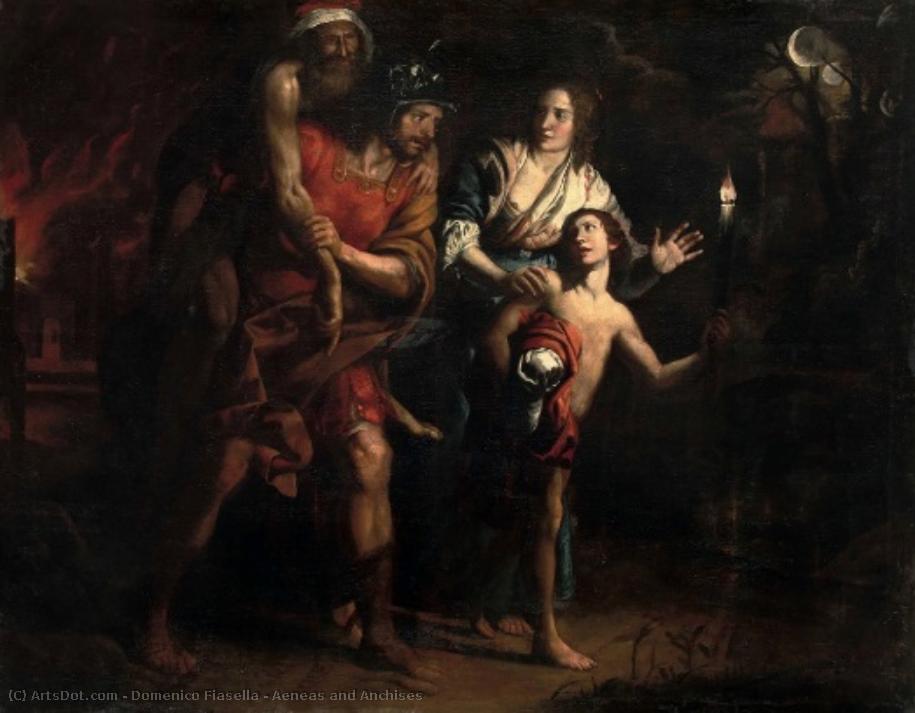 Aeneas And Anchises — Domenico Fiasella