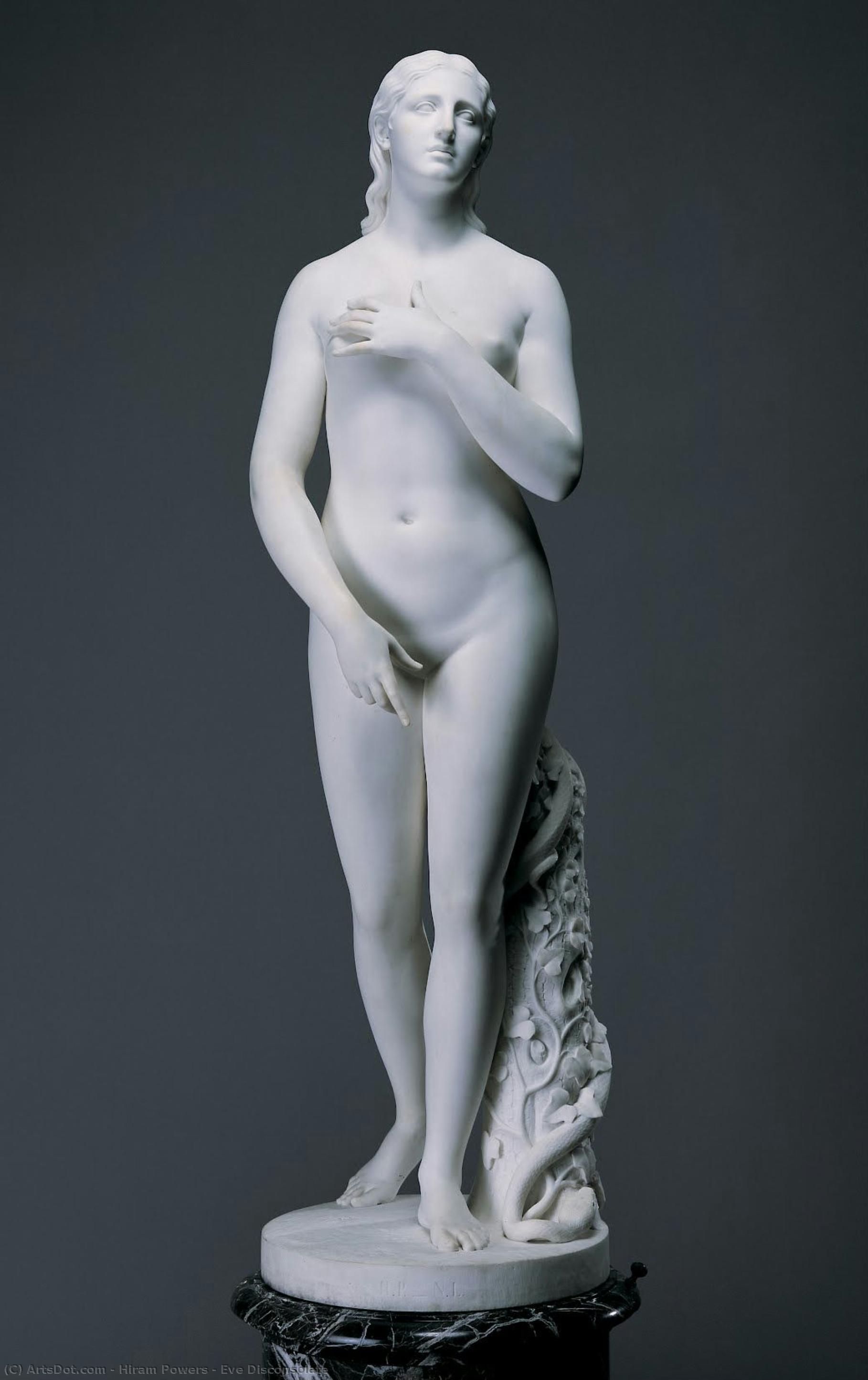 Eve Disconsolate — Hiram Powers