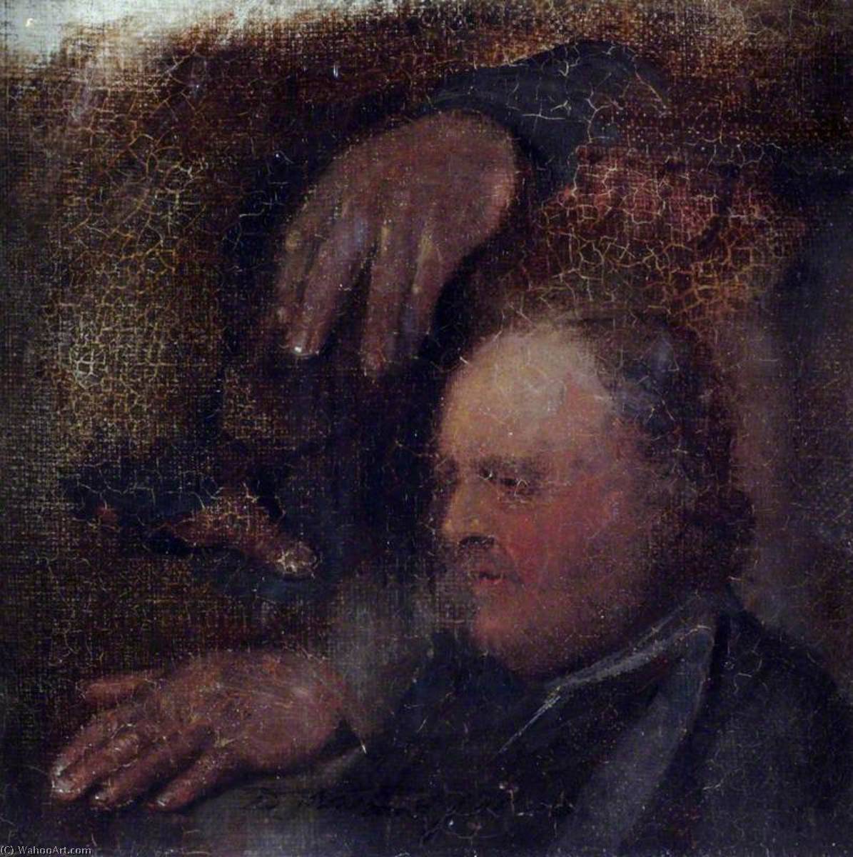 A Head And Two Hands (sketch) — Sir David Wilkie