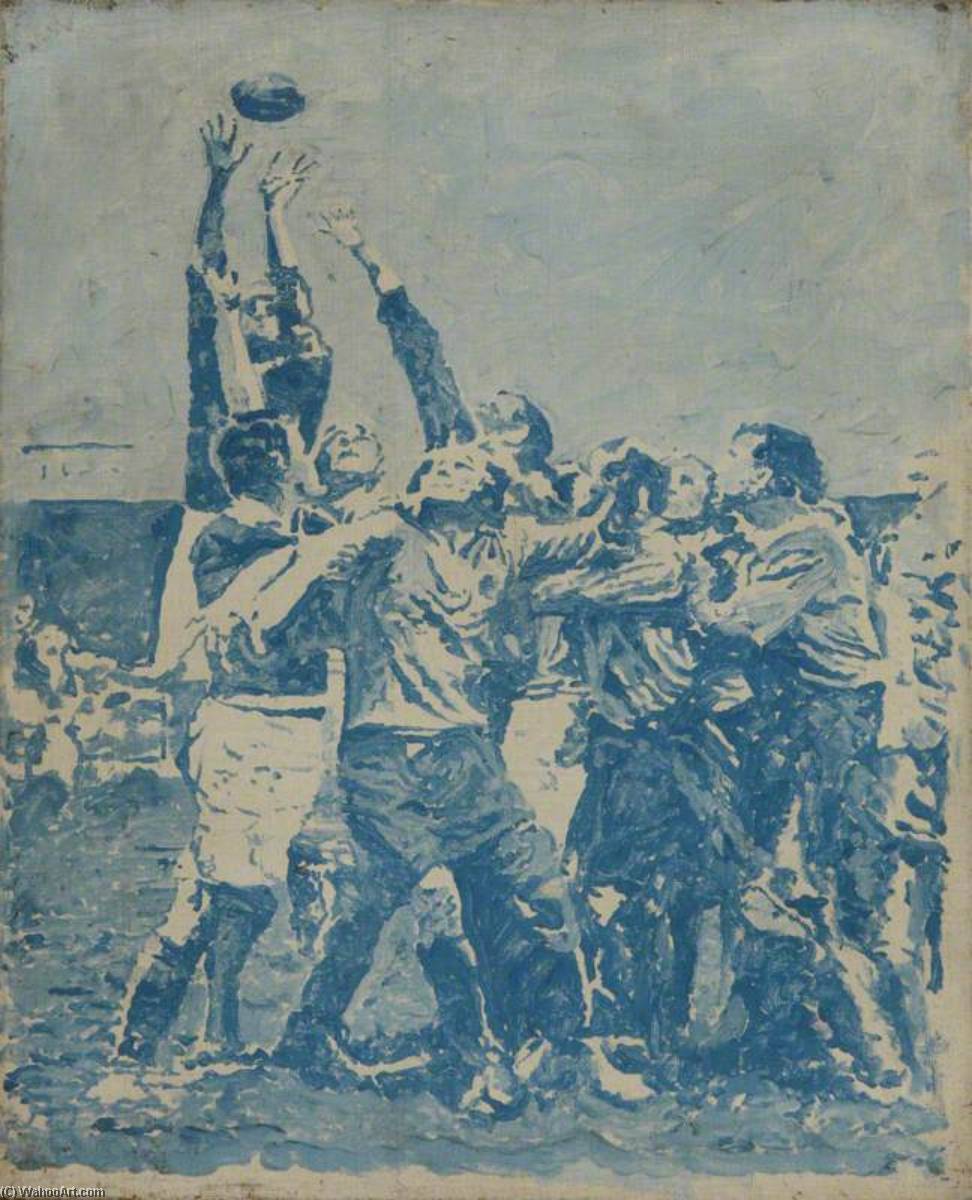 The Line Out (the Waratahs Jumping For The Ball Against The South Of France At Toulouse) — Winston Spencer Churchill