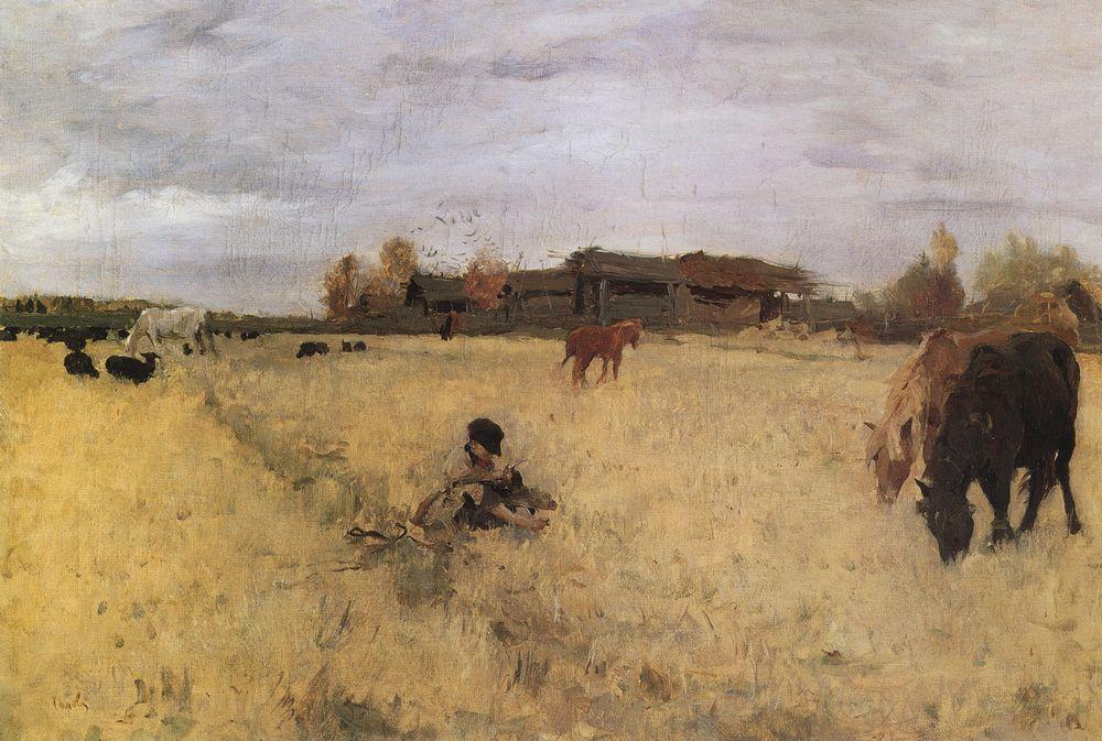October. Domotcanovo — Valentin Alexandrovich Serov