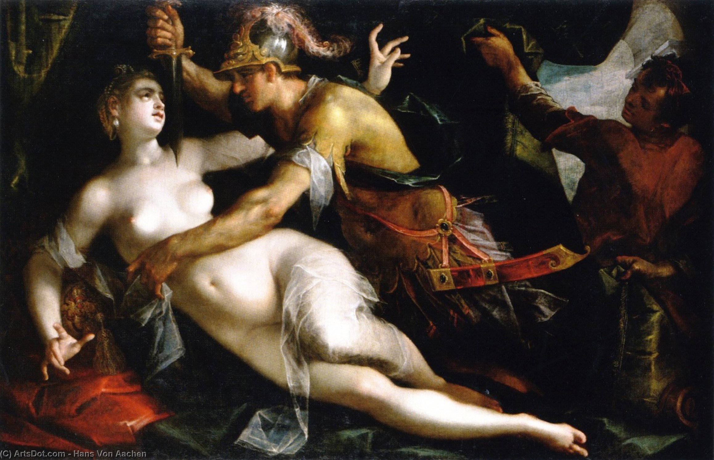 The Rape Of Lucretia — Hans Von Aachen