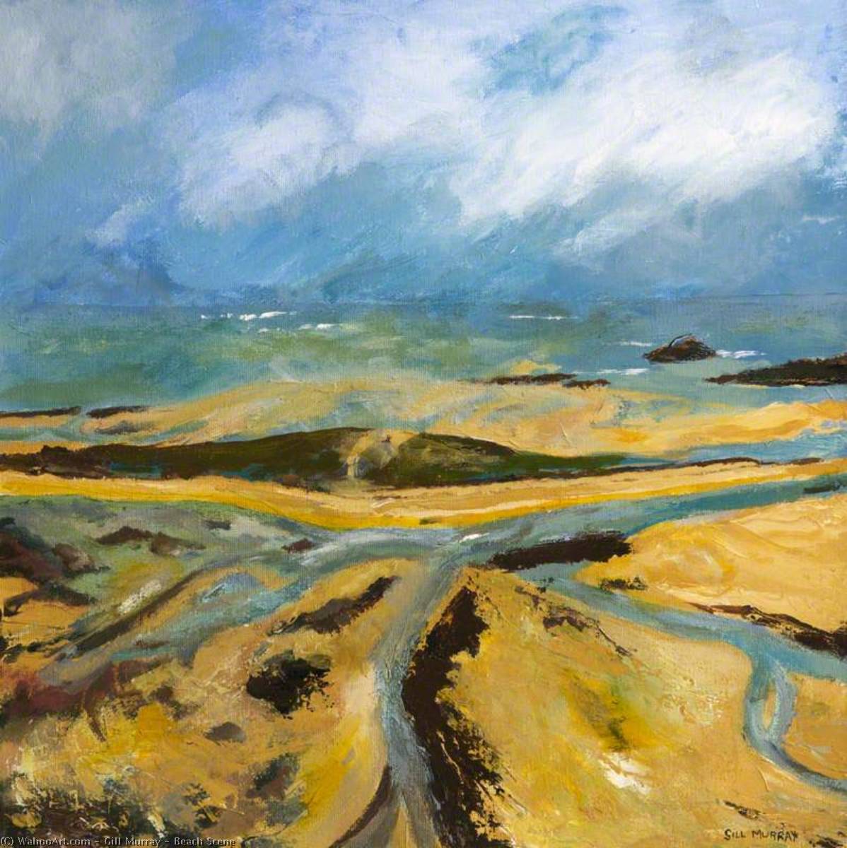 Beach Scene — Gill Murray