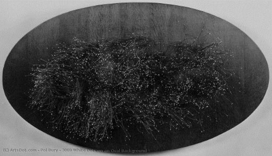 3069 White Dots On An Oval Background — Polydore