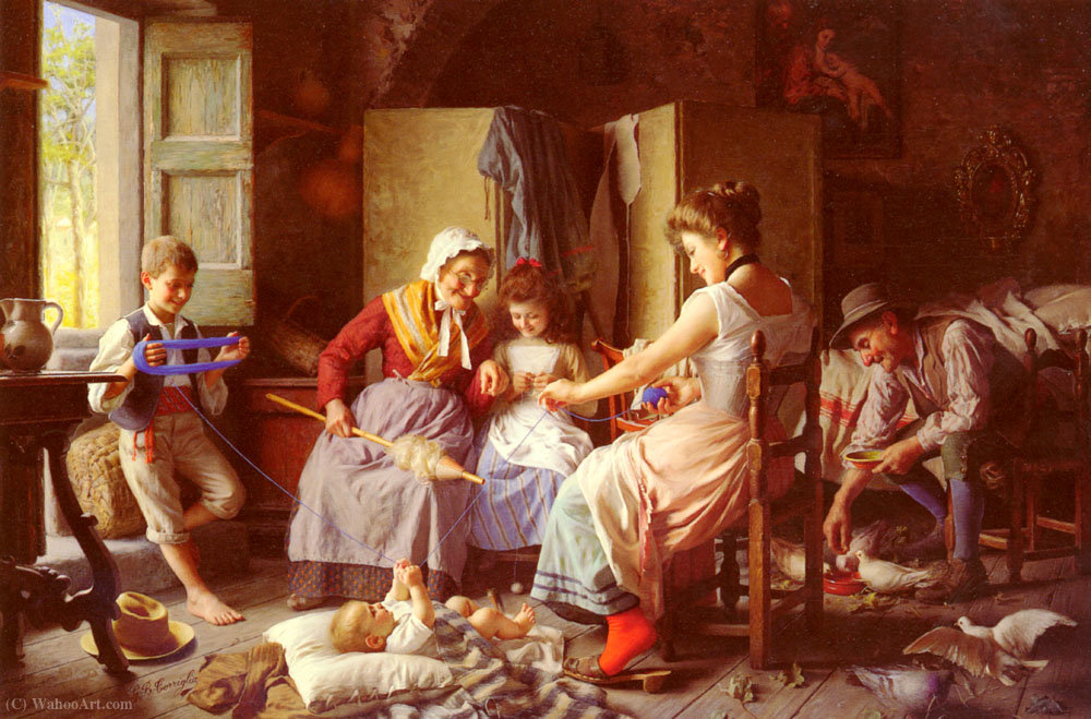 Torrigula G B A Happy Family — Giovanni Battista Torriglia