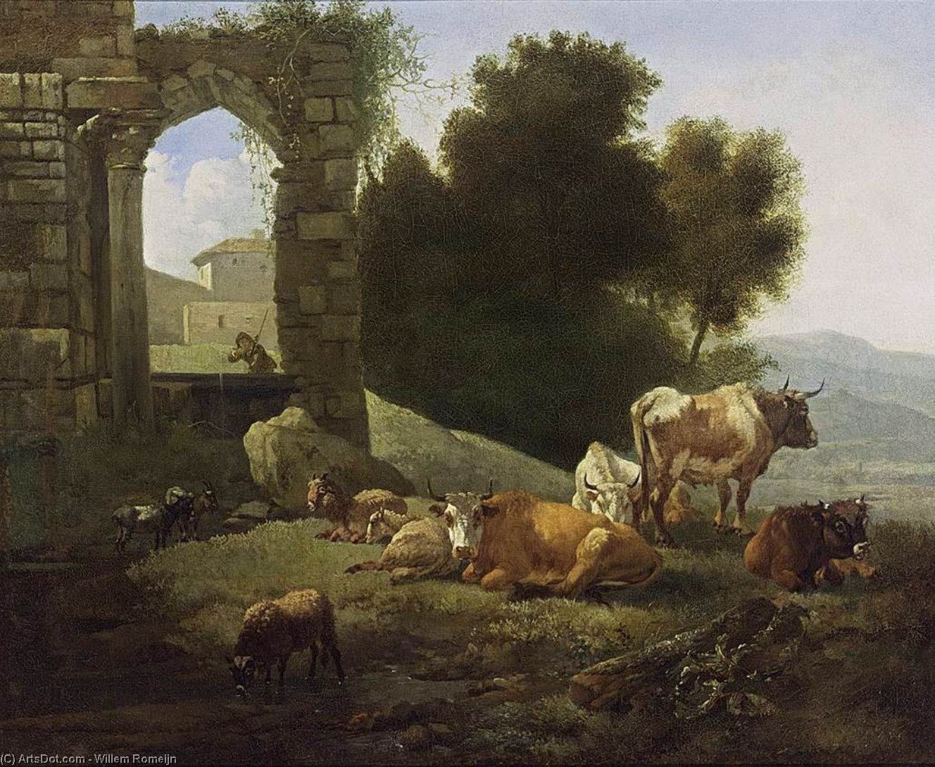 Italianate Landscape — Willem Romeijn