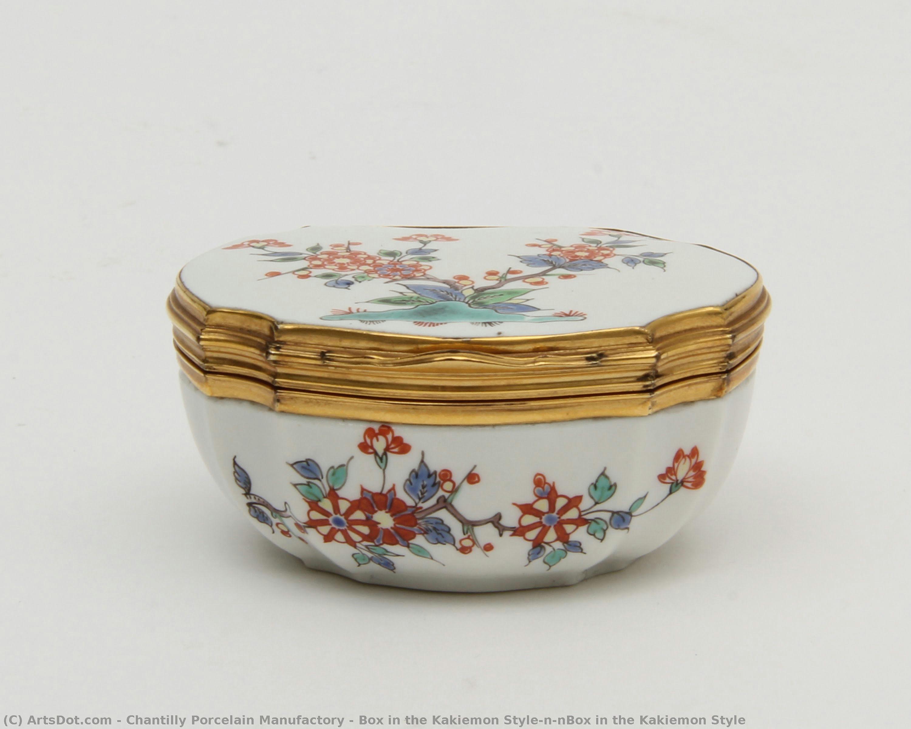 Box In The Kakiemon Style\n\nbox In The Kakiemon Style — Chantilly Porcelain Manufactory
