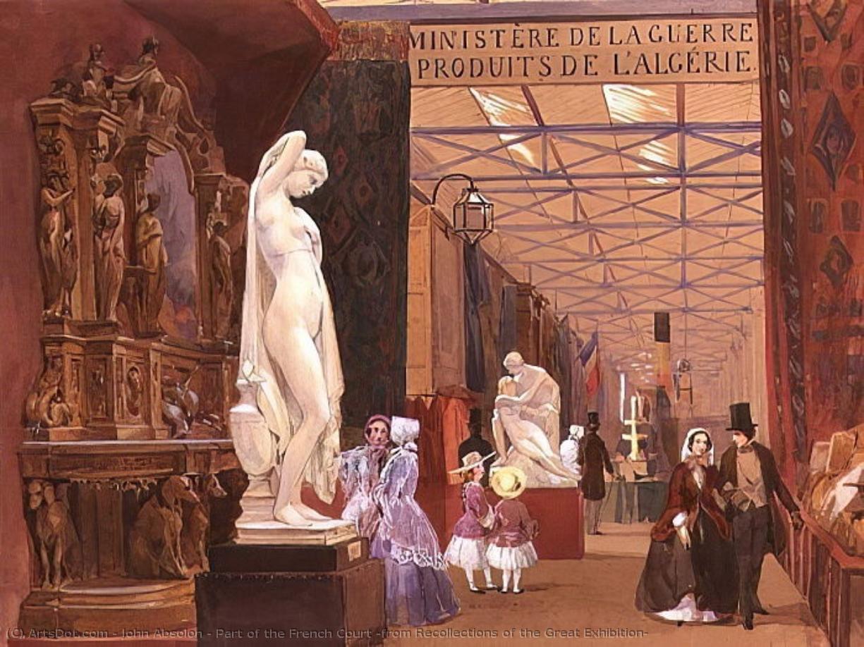 Part Of The French Court (from Recollections Of The Great Exhibition) — John Absolon