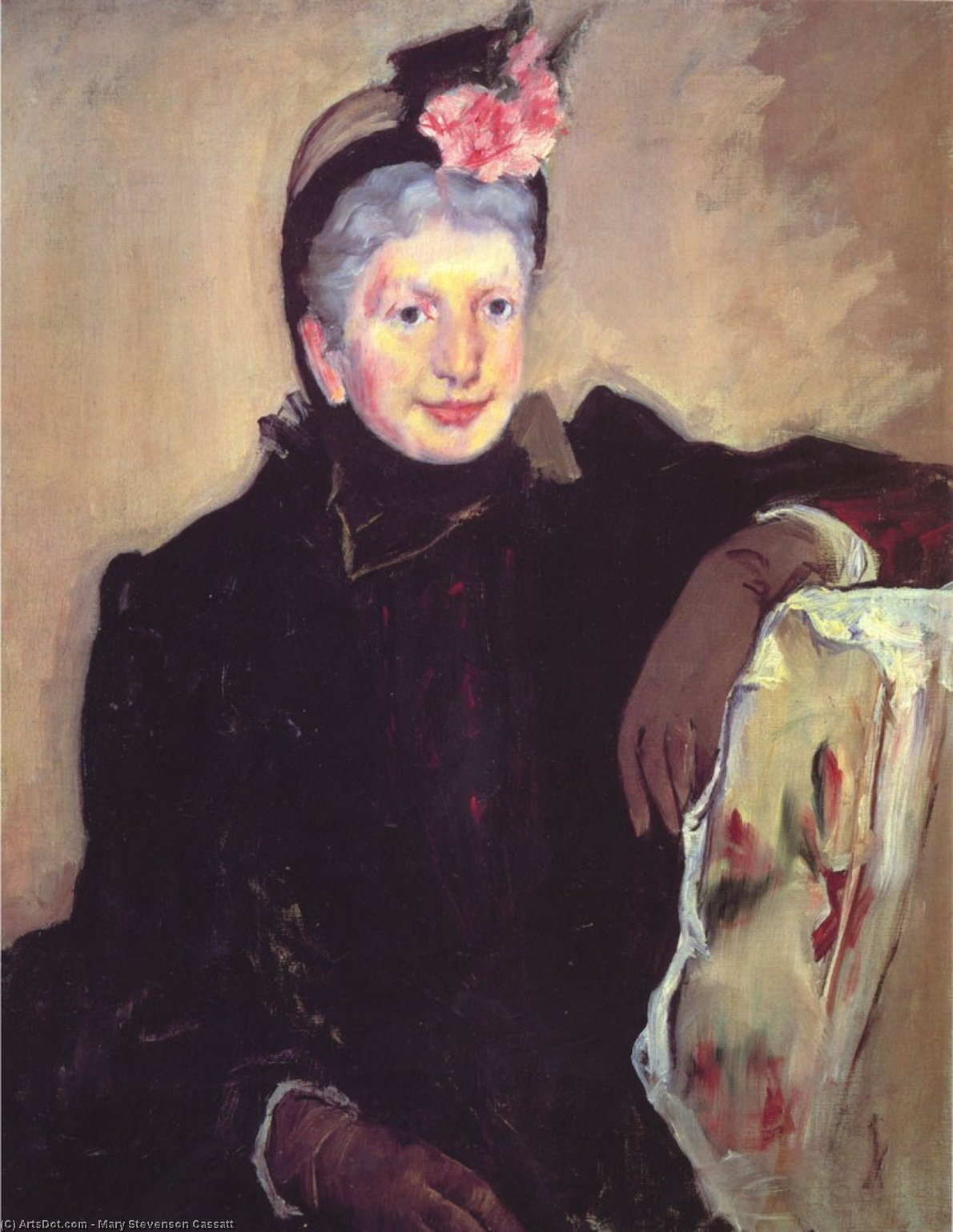Retrato De Una Anciana — Mary Stevenson Cassatt