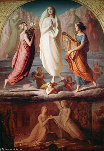 L Assomption De La Vierge — Anne François Louis Janmot
