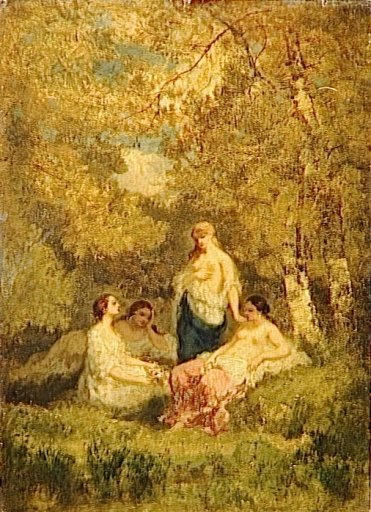 Nymphes Sous Bois — Narcisso Díaz De La Peña