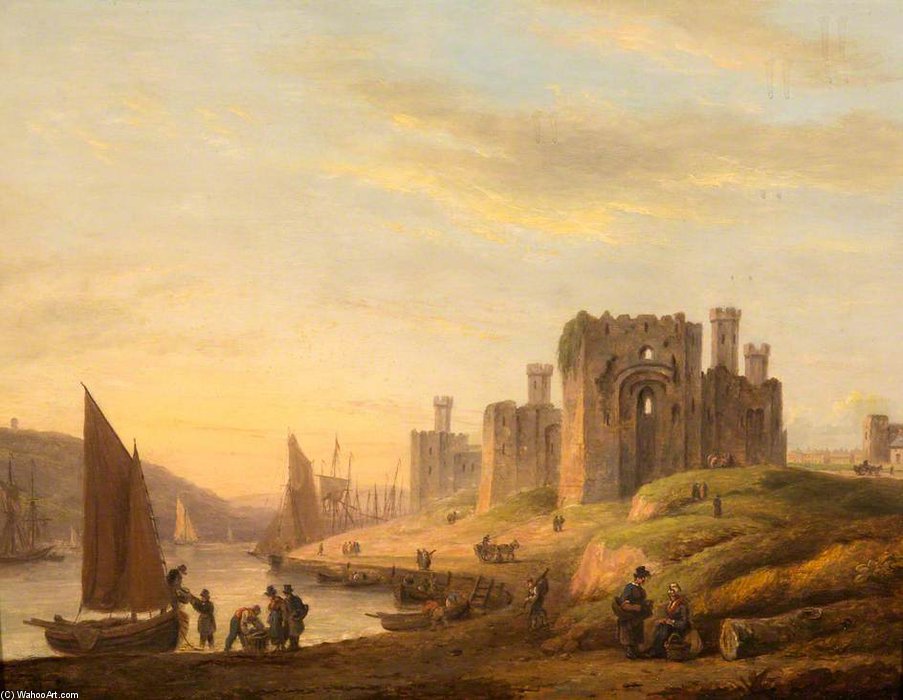 Carnarvon Castle — Thomas Luny