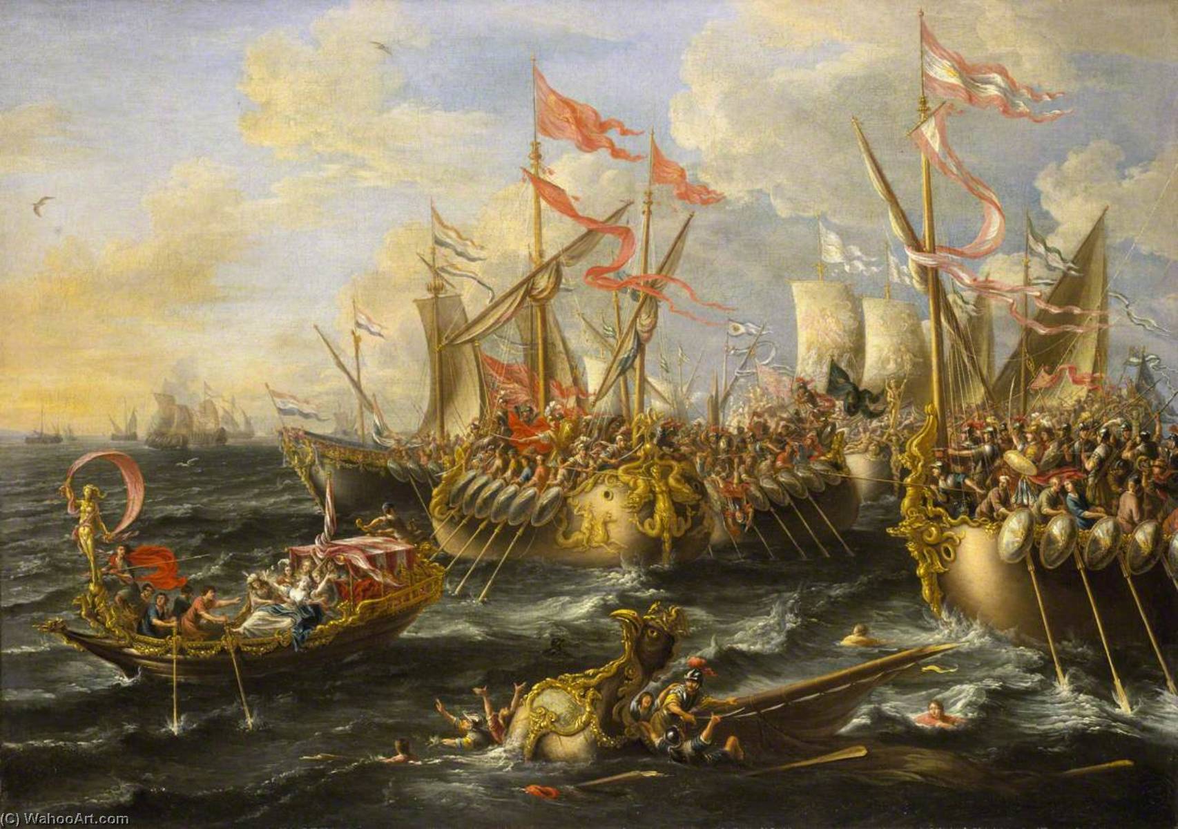 The Battle Of Actium, 2 September 31bc — Lorenzo A Castro