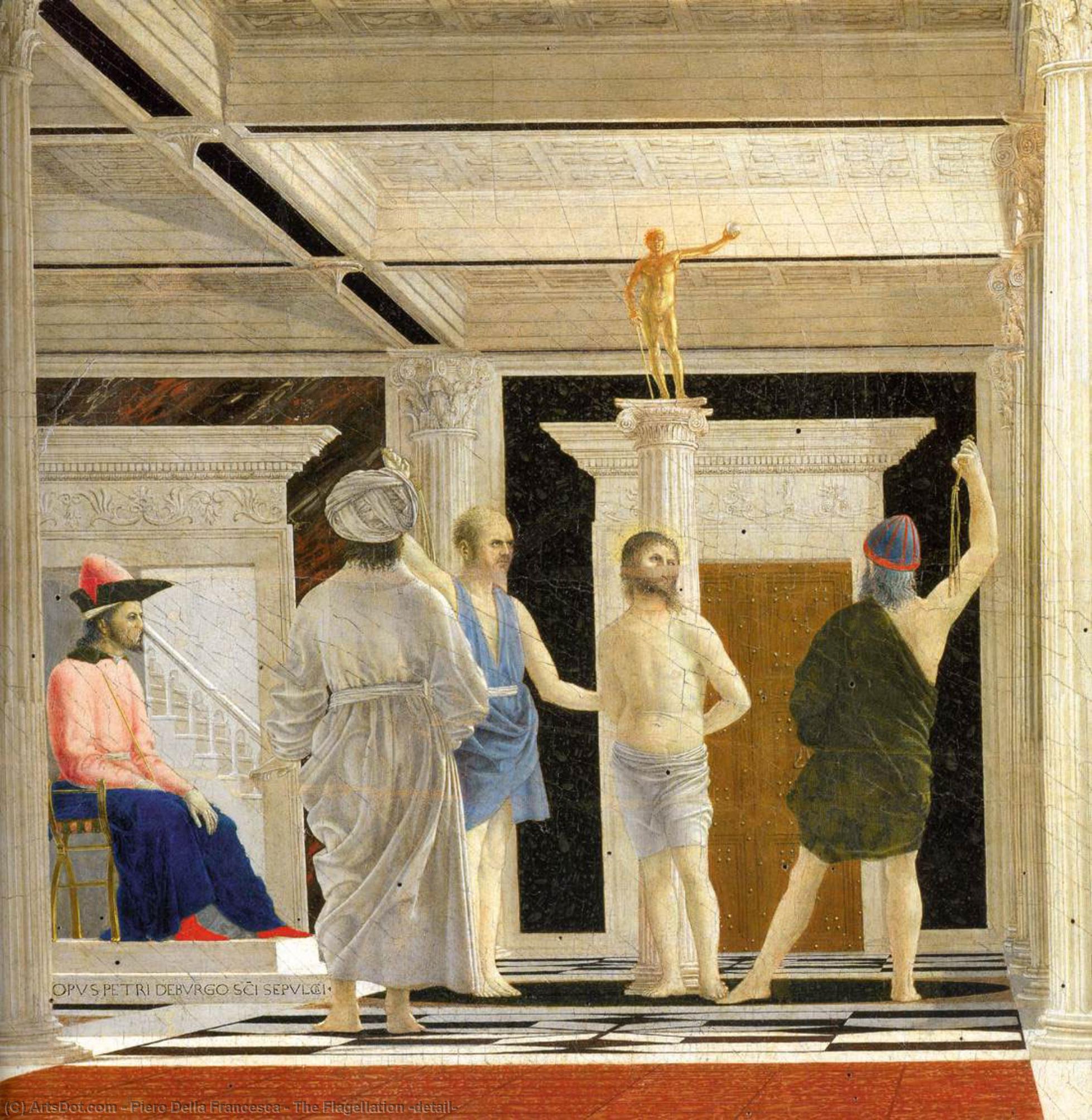 Die Geißelung Christi (detail) — Piero Della Francesca
