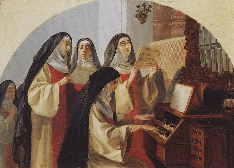 Nuns Convent Of The Sacred Heart In Rome — Karl Pavlovich Bryullov