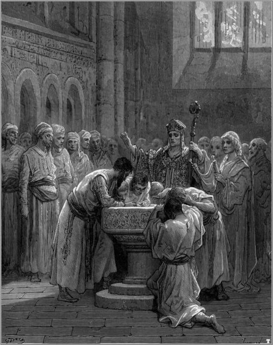El Bautismo De Los Incrédulos — Paul Gustave Doré