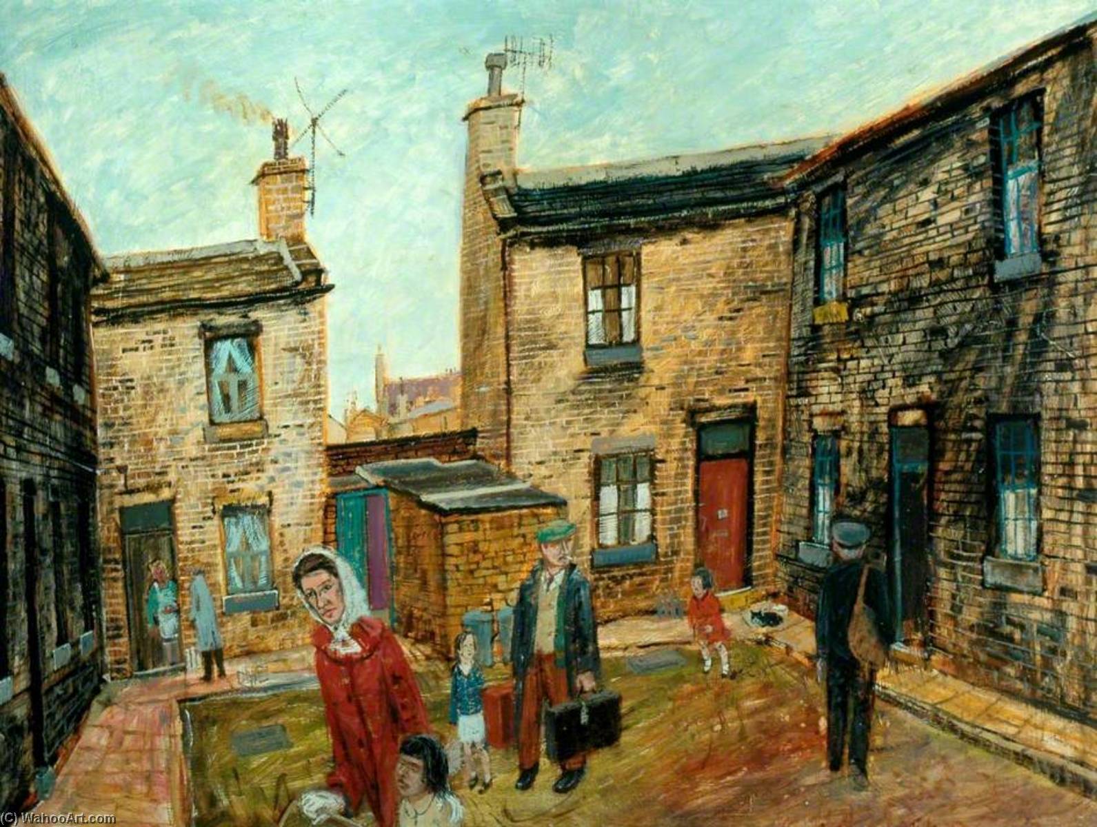Setting Off, Clayton Square, Brighouse — Peter Brook
