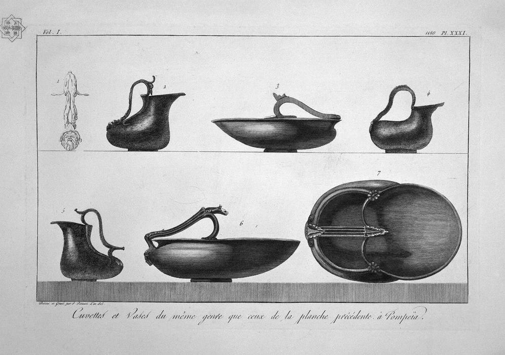 Other Similar Basins, Found In Pompeii — Giovanni Battista Piranesi