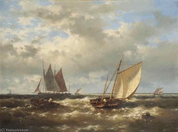 A Stiff Breeze On The Scheldt — Abraham Hulk Senior