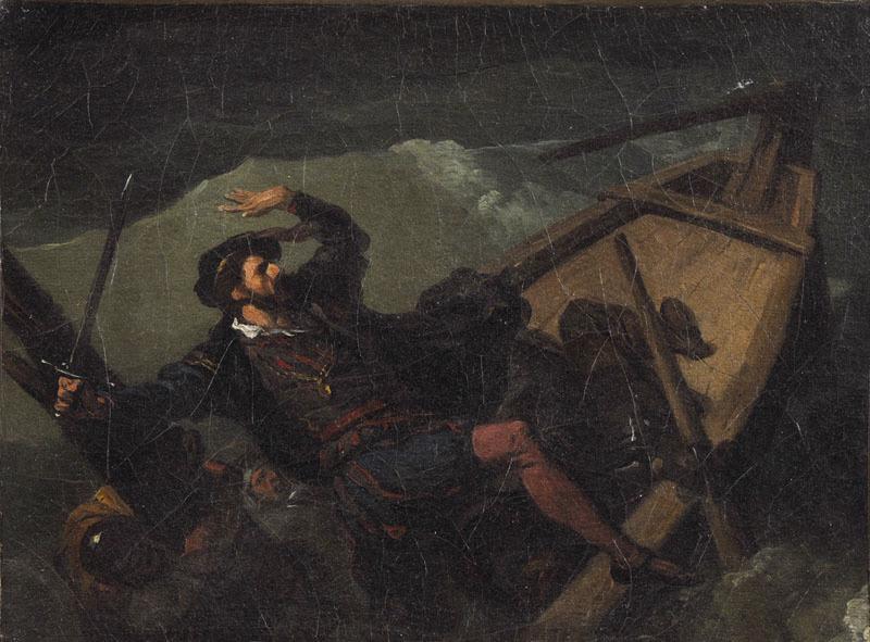 Guillaume Tell Renversant La Barque Sur Laquelle Le Gouverneur Gessler Traversait Le Lac De Lucerne — François André Vincent