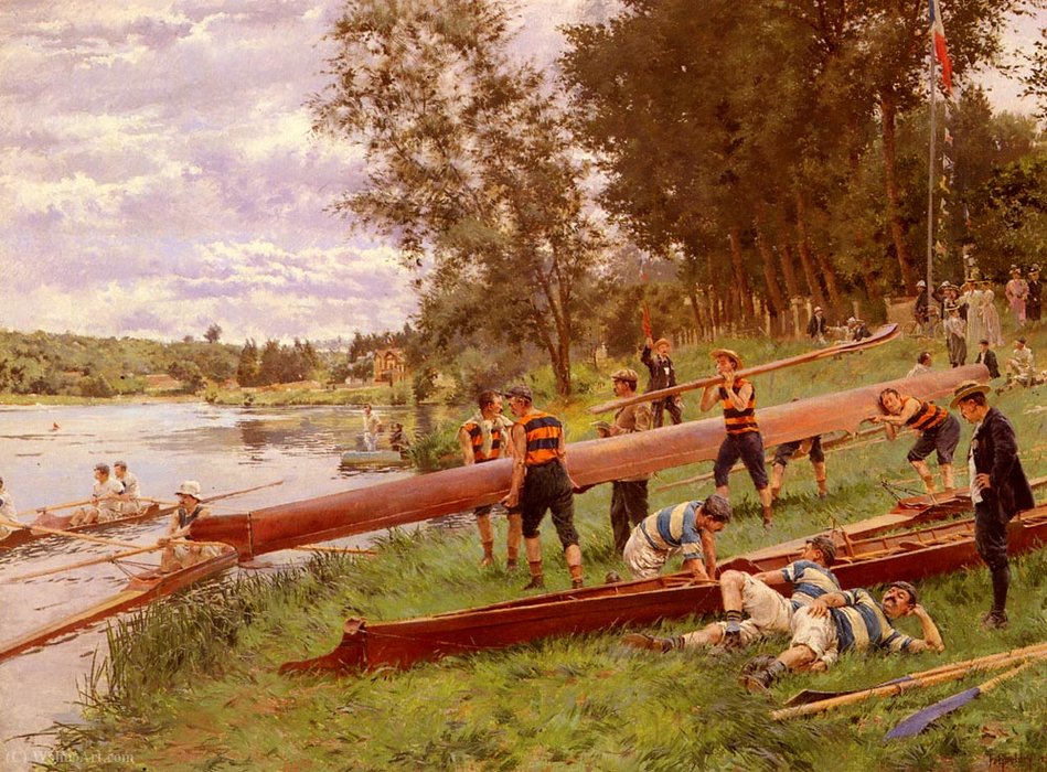 Bords De Marne — Joseph Ferdinand Gueldry