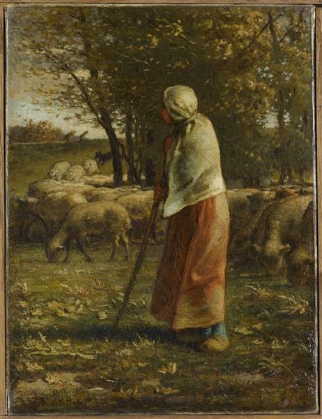 La Petite Bergère — Jean-françois Millet
