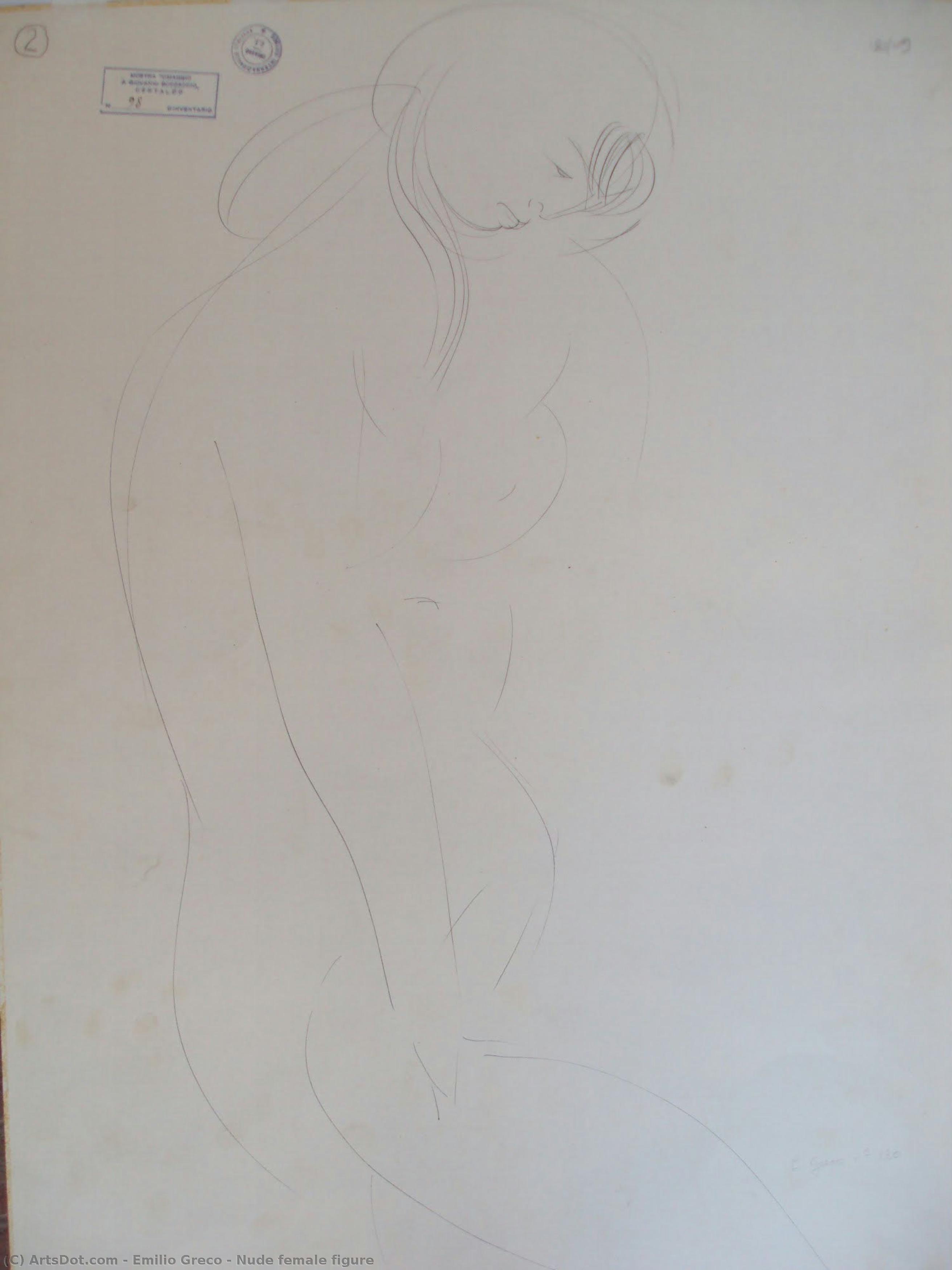 Nude Female Figure — Emilio Greco