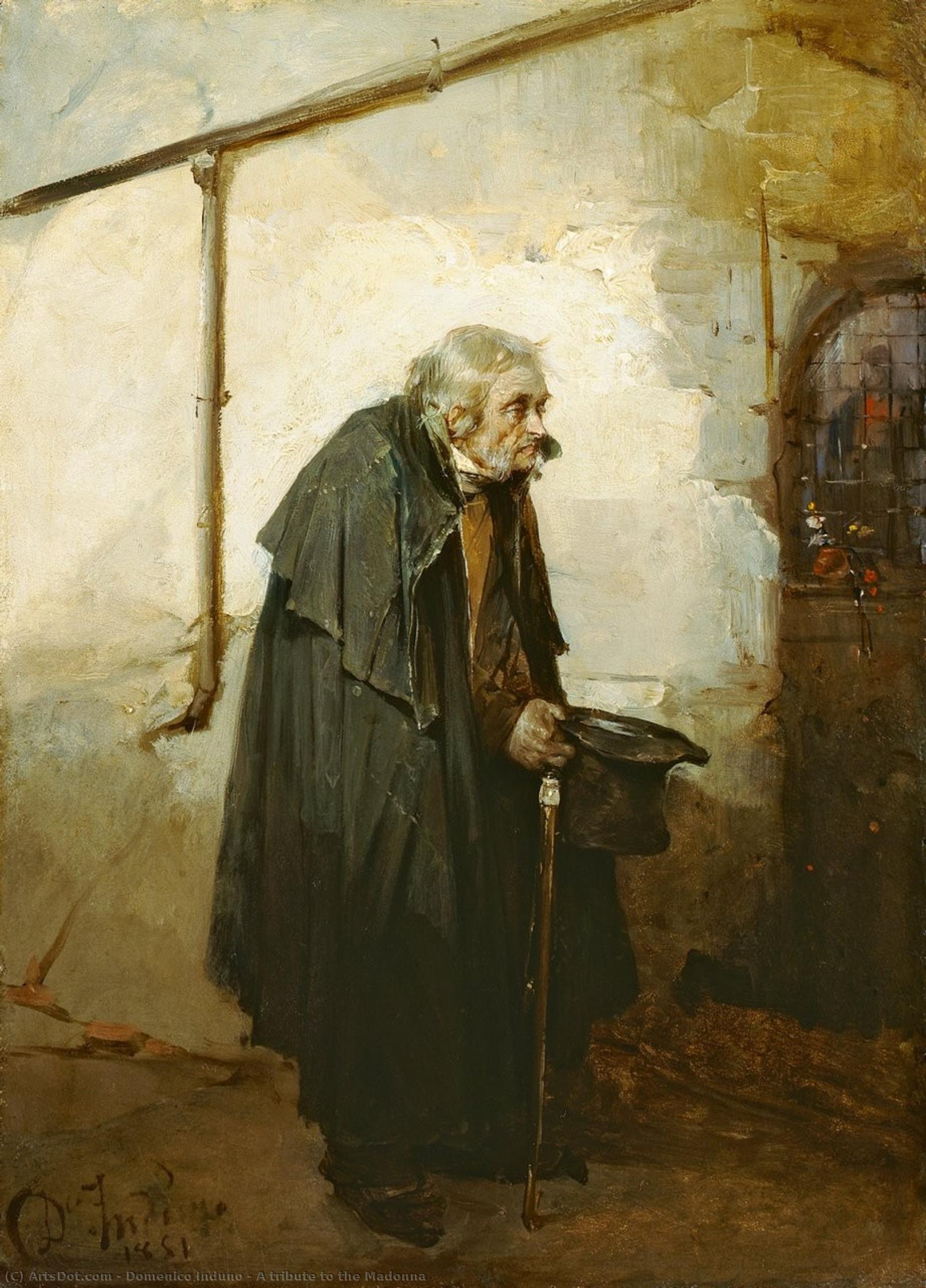 A Tribute To The Madonna — Domenico Induno