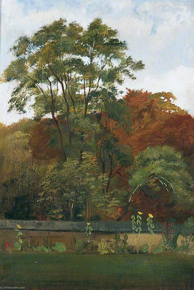 Outer Courtyard And Glade At Naworth — George James Howard