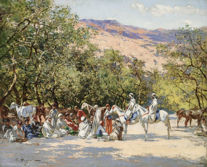 The Halt — Victor Pierre Huguet