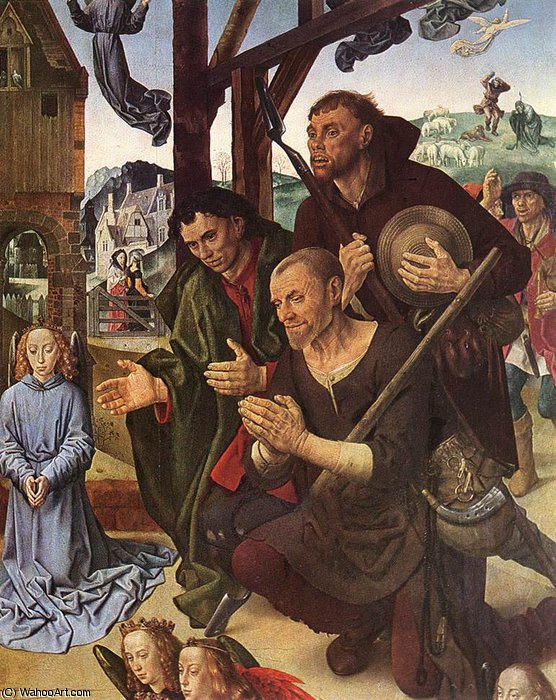 Portinari - The Adoration Of The Shepherds (detail)8 — Hugo Van Der Goes
