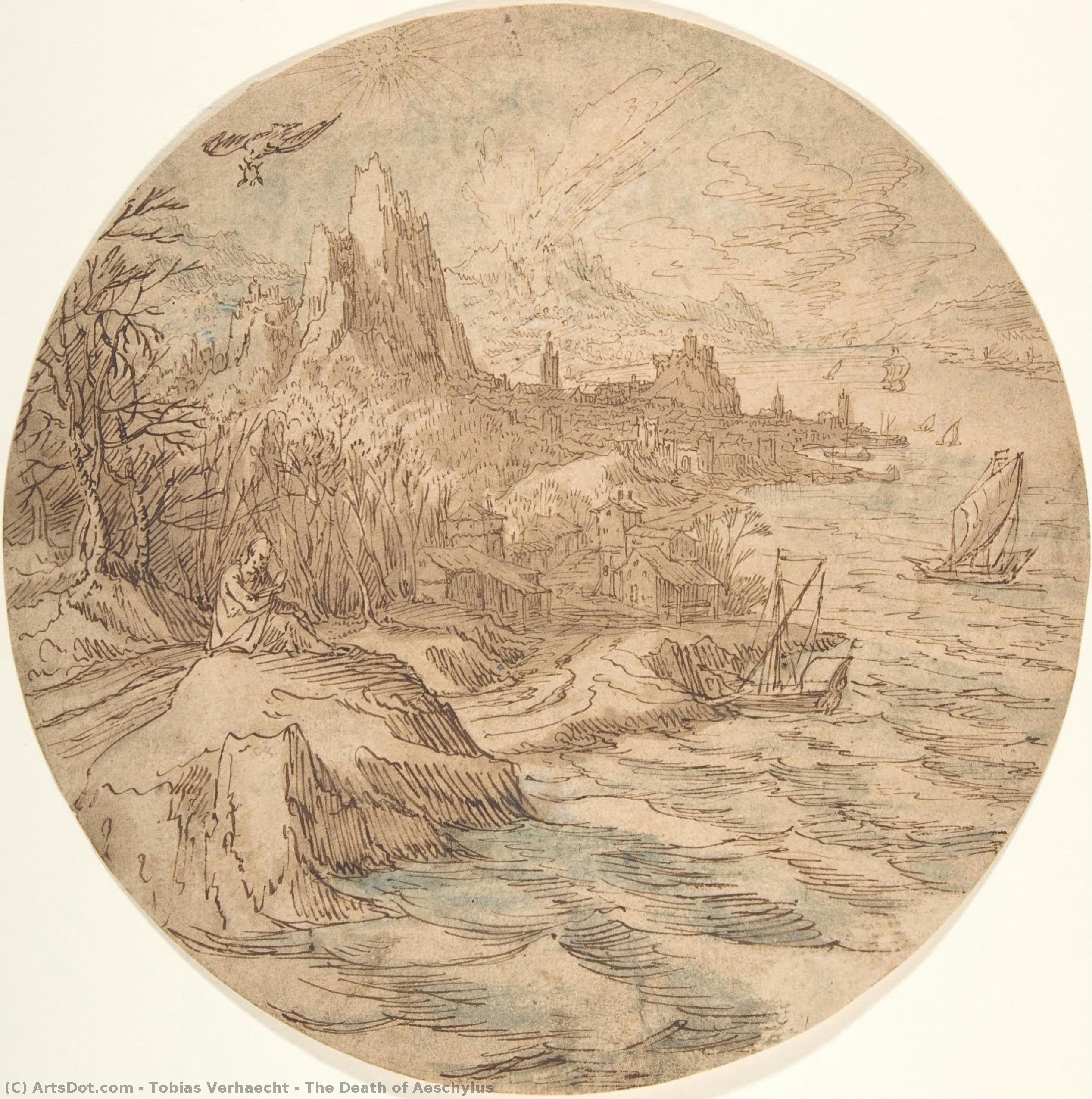 The Death Of Aeschylus — Tobias Verhaecht