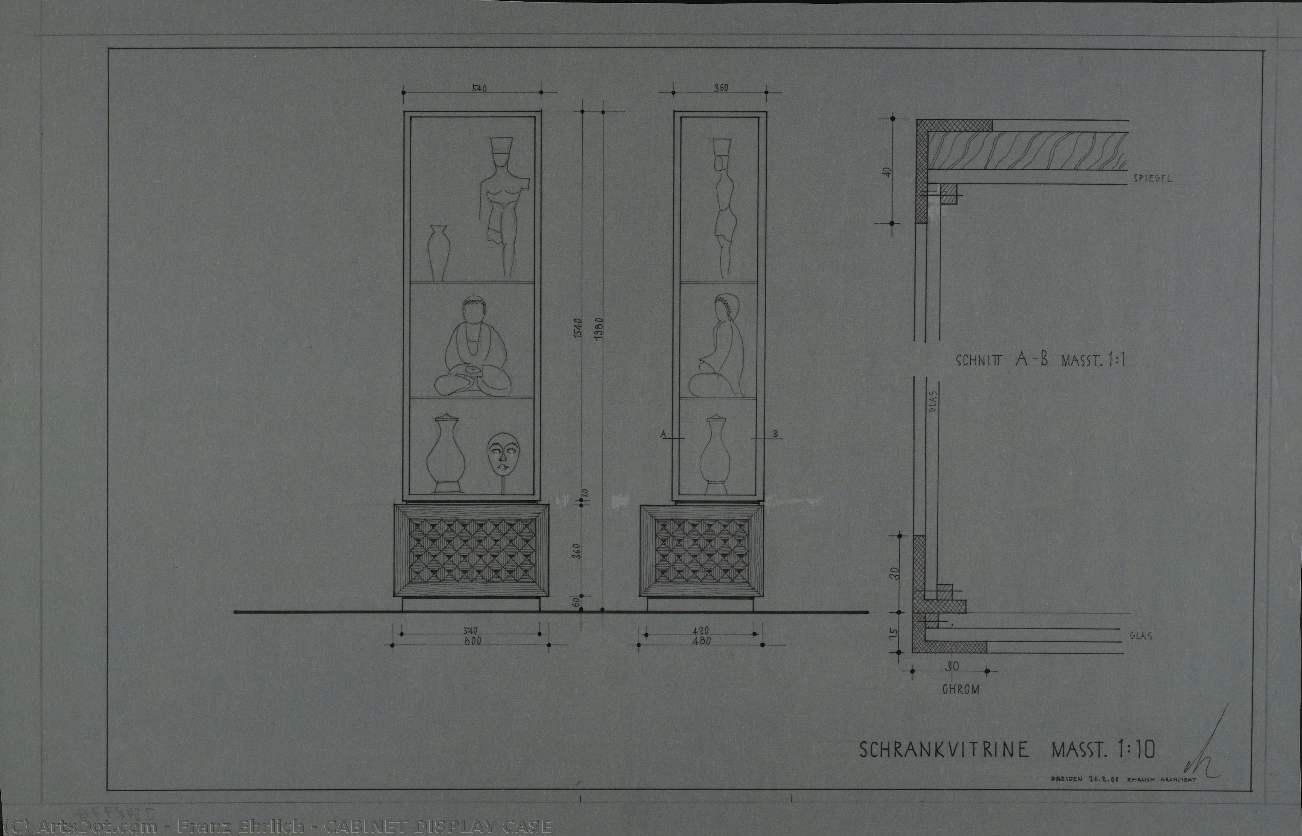 Cabinet Display Case — Франц Эрлих