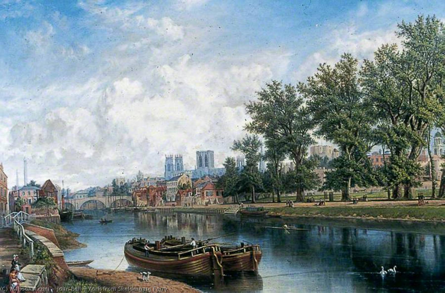 York From Skeldergate Ferry — John Bell