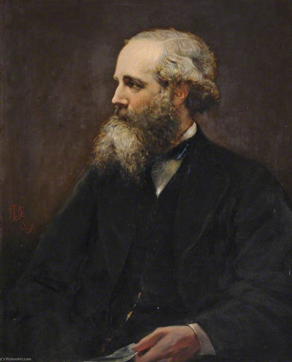 James Clerk Maxwell (1831–1879), Fellow, Physicist — Lowes Cato Dickinson