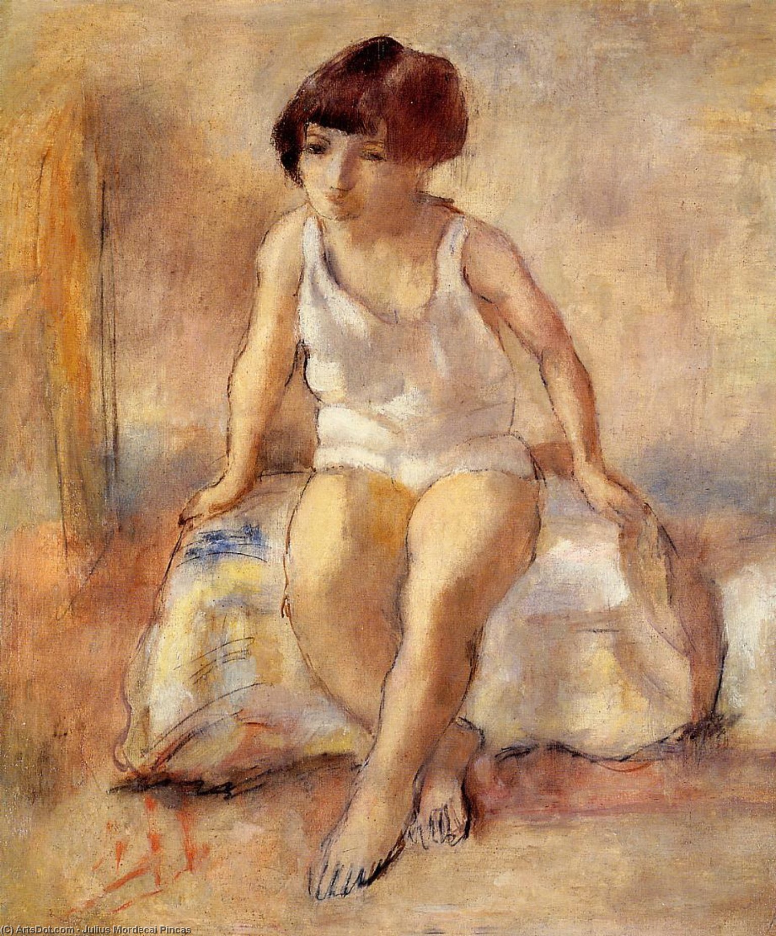 Little Girl In A White Shirt — ジュール・パスチン
