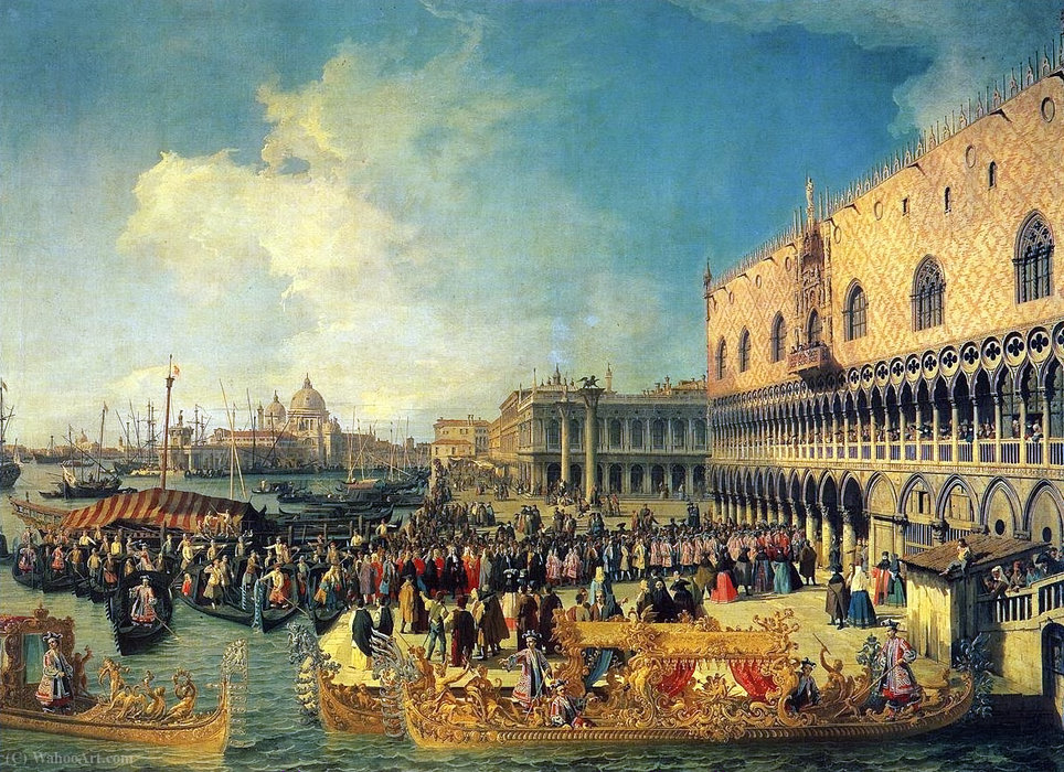 Reception Of The Imperial Ambassador At The Doge's Palace — Canaletto