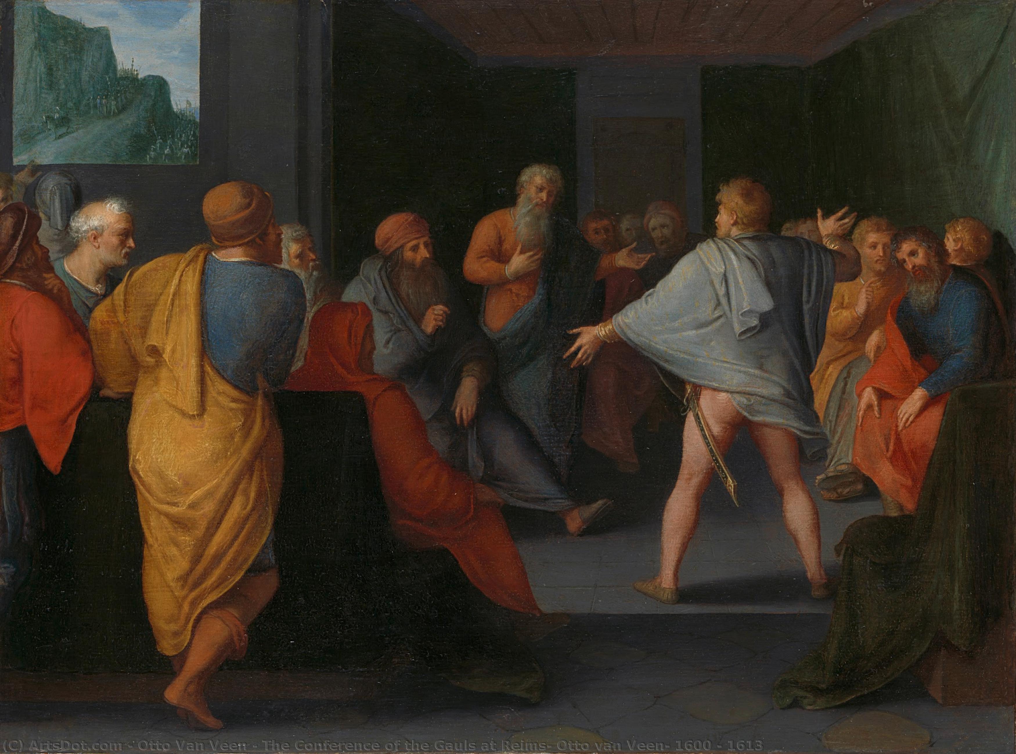 The Conference Of The Gauls At Reims, Otto Van Veen, 1600 - 1613 — Otto Van Veen