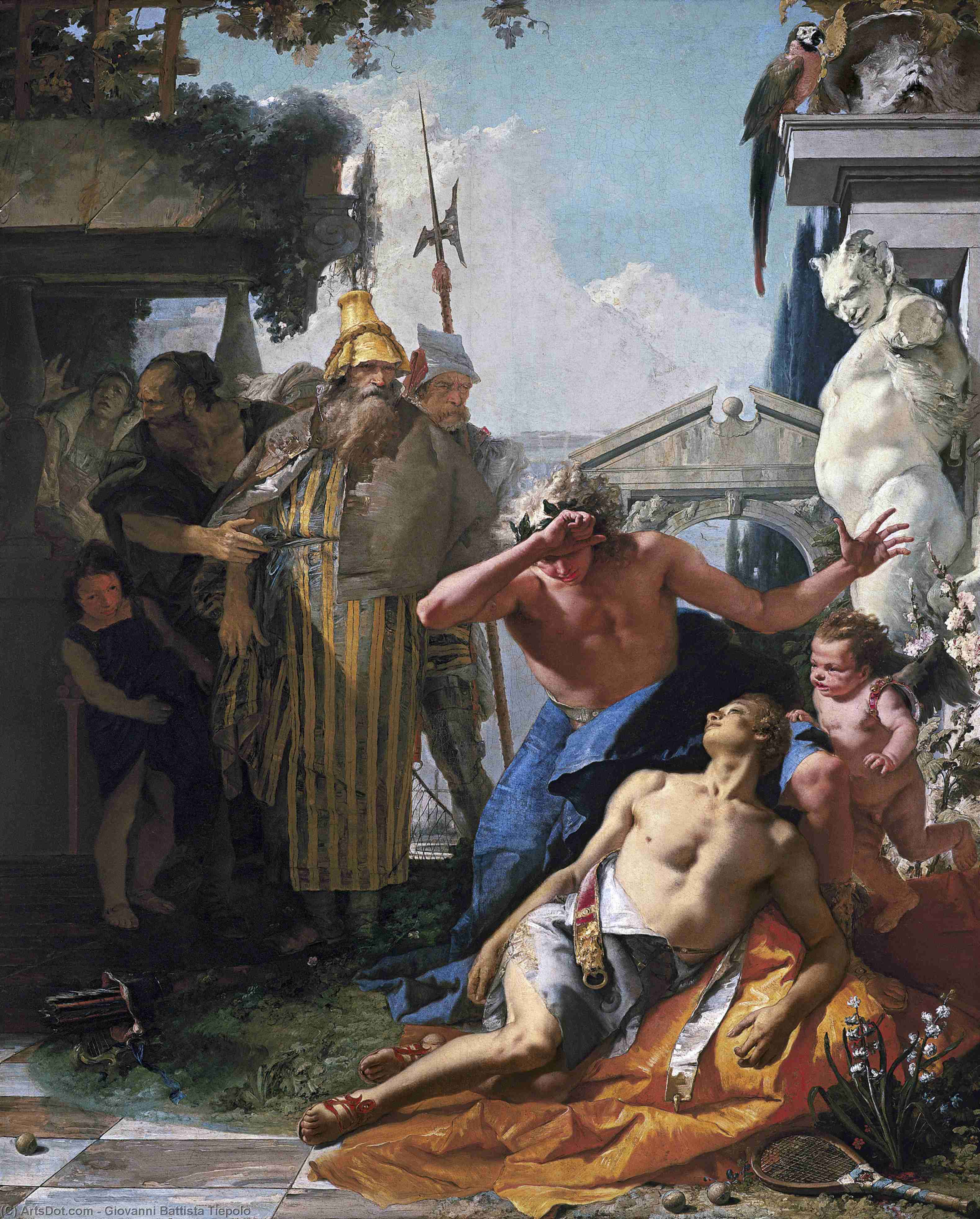 The Death Of Hyacinth — Giambattista Tiepolo