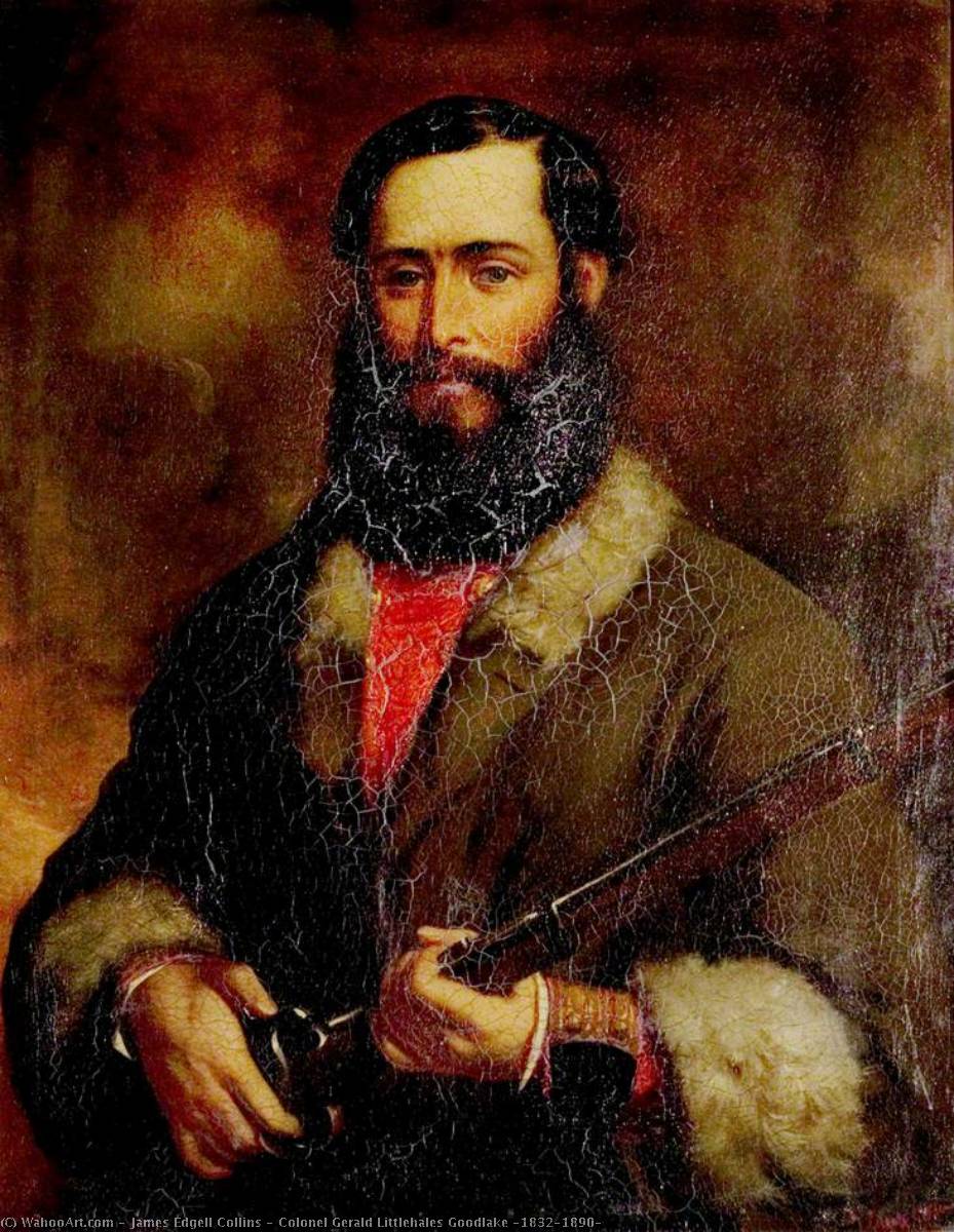 Colonel Gerald Littlehales Goodlake (1832–1890) — James Edgell Collins