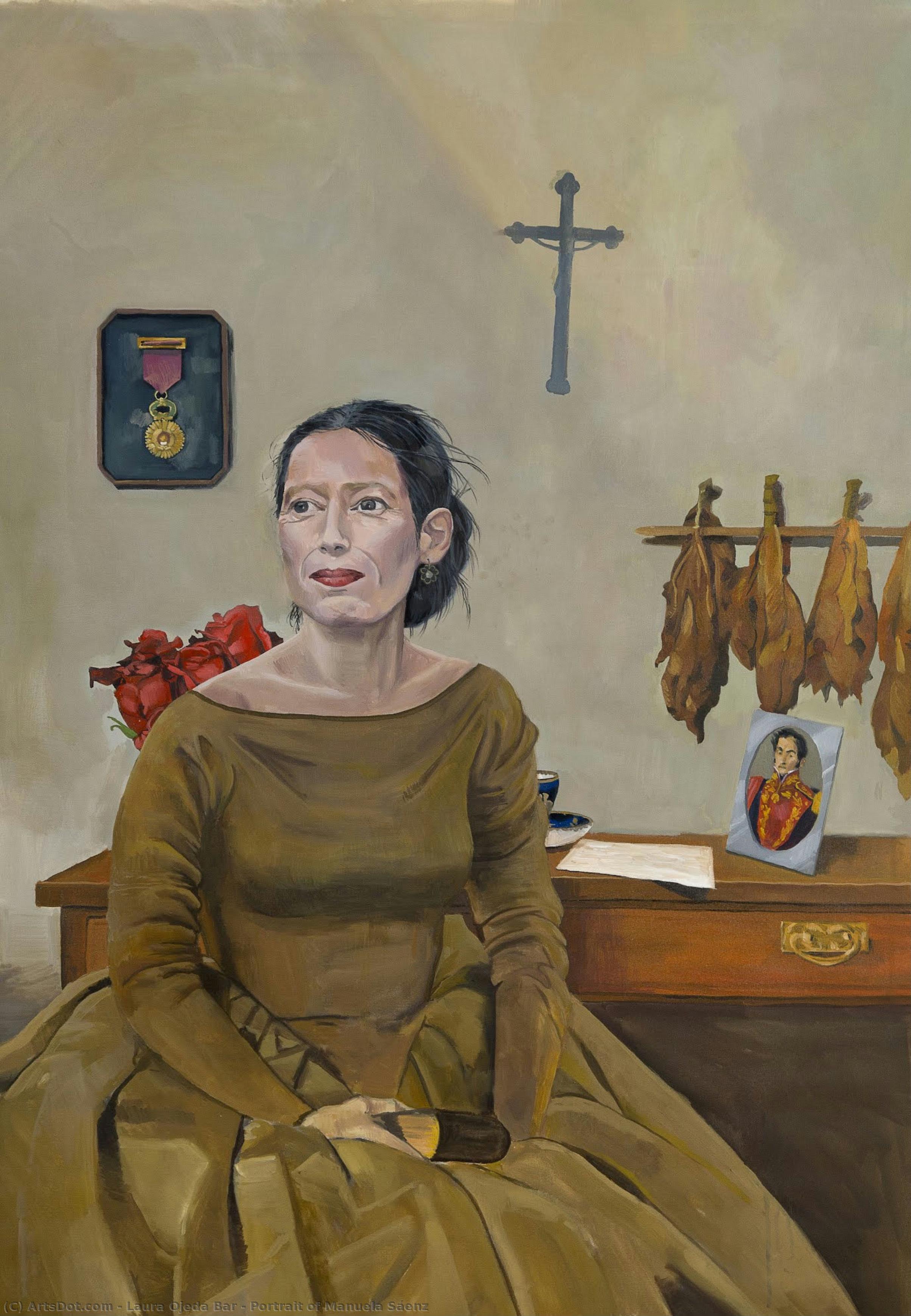 Portrait Of Manuela Sáenz — Laura Ojeda Bar