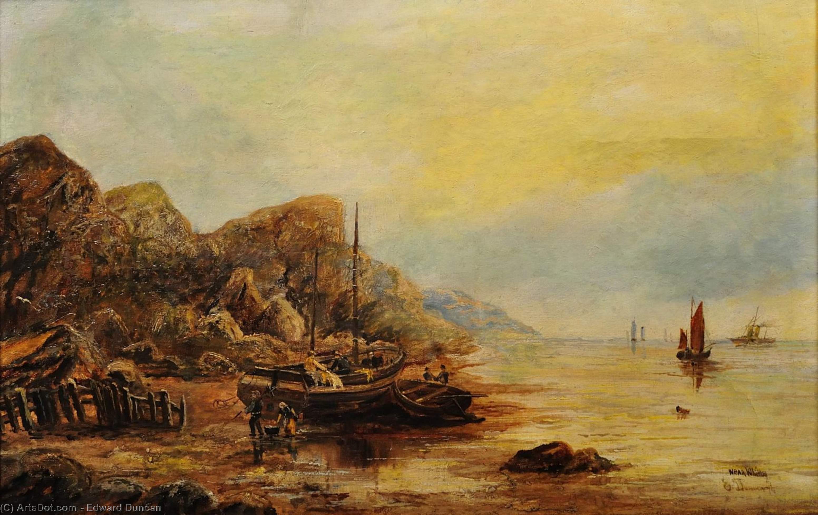 Near Whitby — Эдуард Дюнан