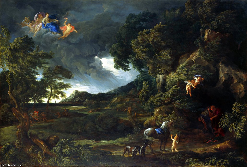 Landscape With The Union Of Dido And Aeneas — Gaspard Dughet