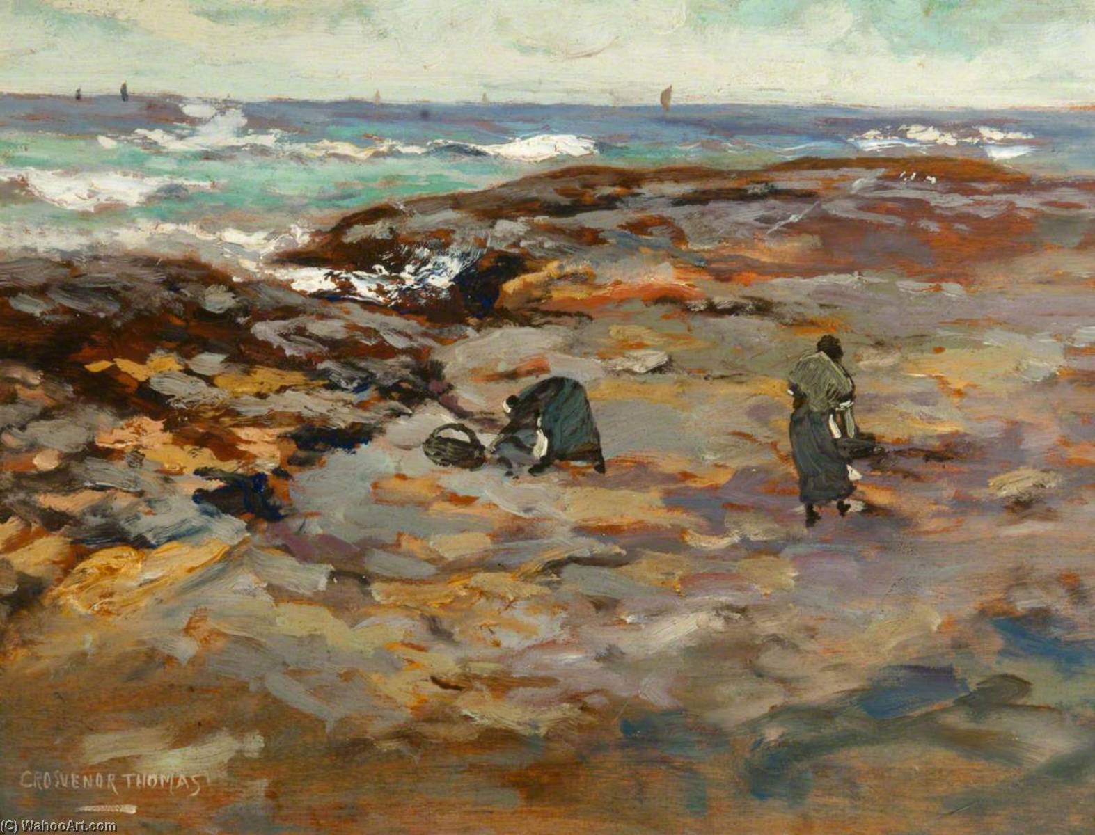 Gathering Bait, Kintyre — Grosvenor Thomas