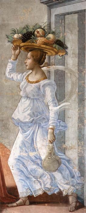 Birth Of St John The Baptist (detail) — Domenico Ghirlandaio
