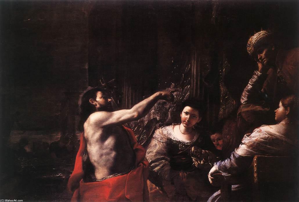 St John The Baptist Before Herod — Mattia Preti