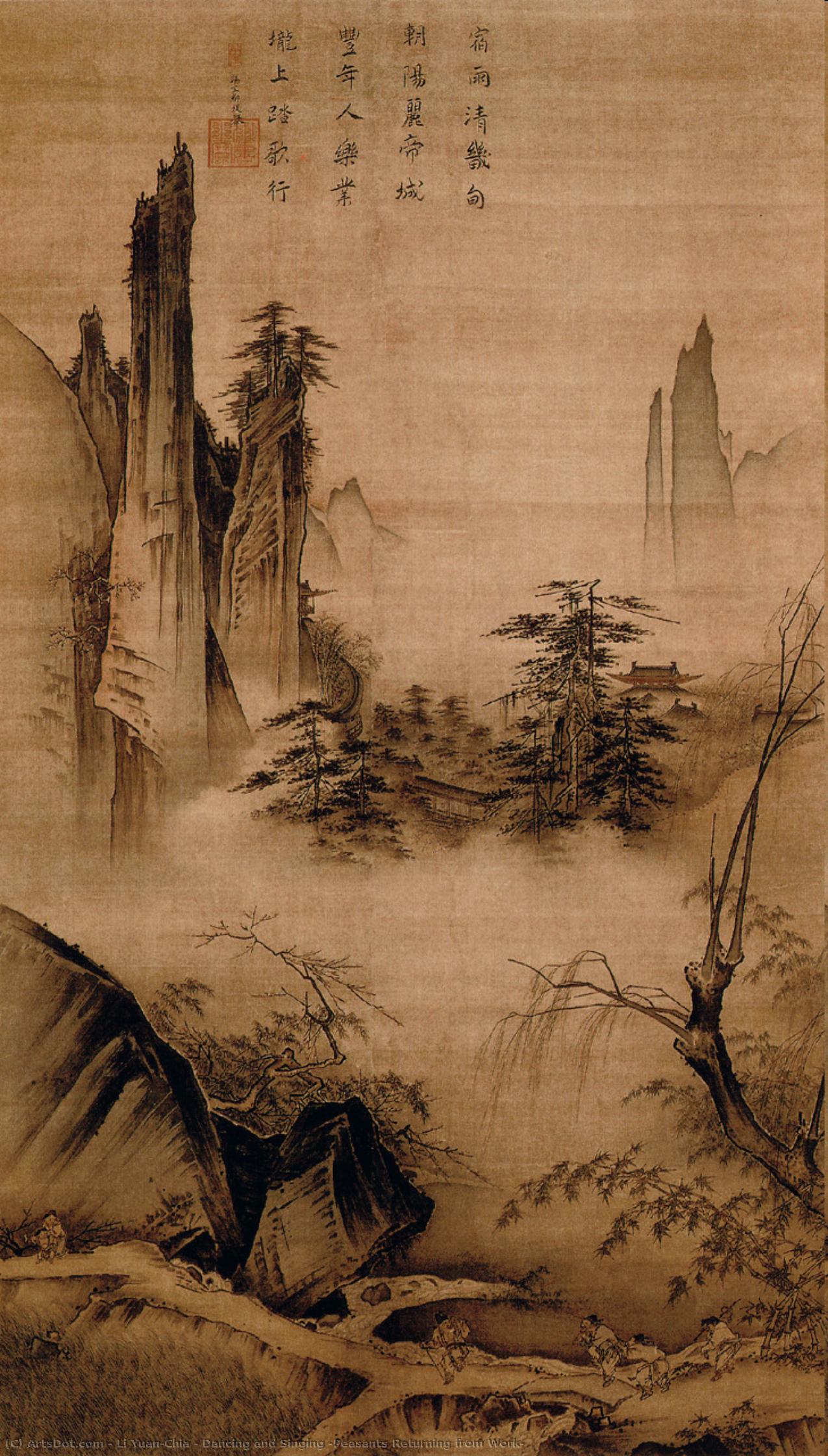 Dancing And Singing (peasants Returning From Work) — Li Yuan-chia
