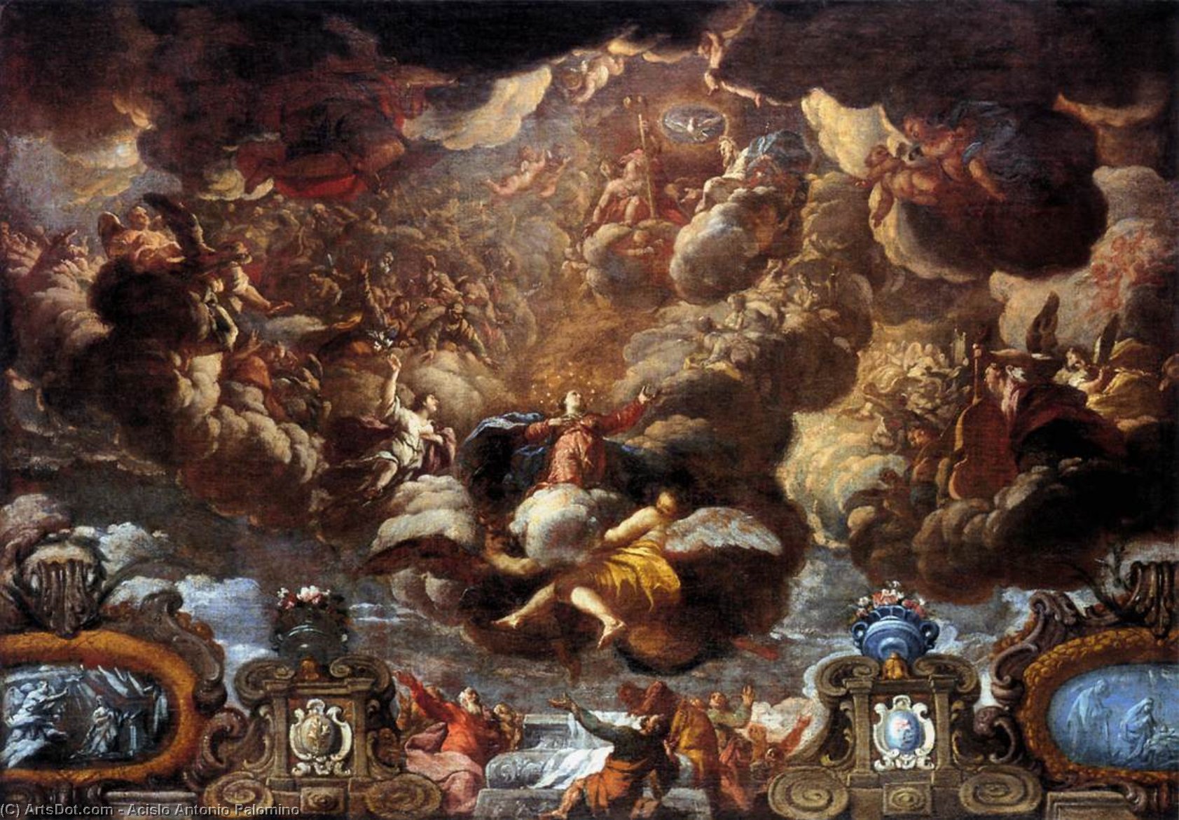Assumption Of The Virgin — Acislo Antonio Palomino