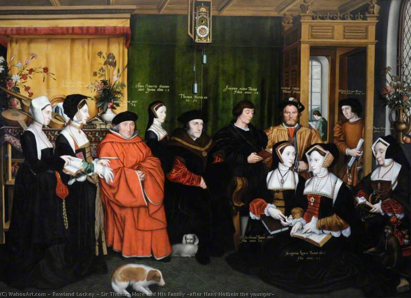 Sir Thomas More And His Family (after Hans Holbein The Younger) — Rowland Lockey